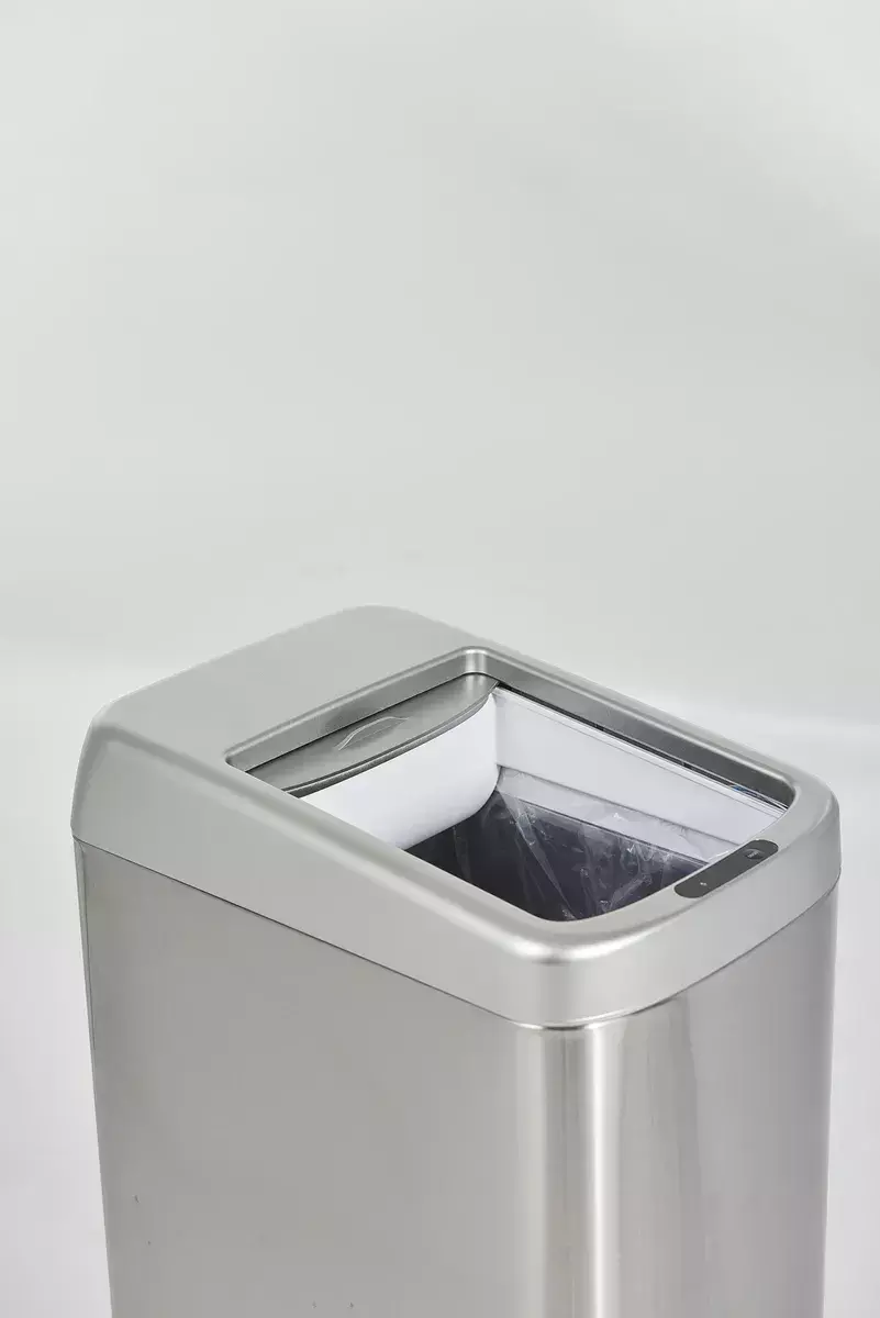 Tacho Cesto De Basura Con Sensor 30 Litros Tapa Retractil - Imagen 6