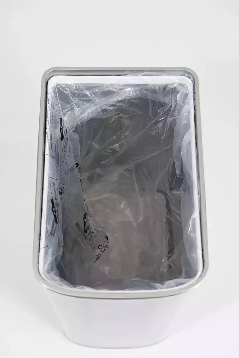Tacho Cesto De Basura Con Sensor 50 Litros Tapa Retractil - Imagen 2