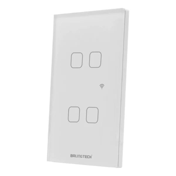 Tecla Smart Inteligente Wifi Blanca 4 Canales Balingtech