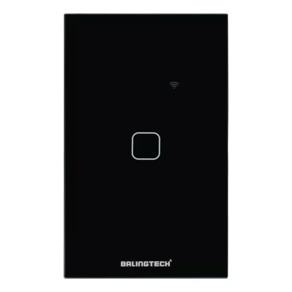 Tecla Smart Inteligente Wifi Negro Touch 1 Canal Balingtech