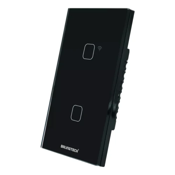 Tecla Smart Inteligente Wifi Negro 2 Canales Balingtech